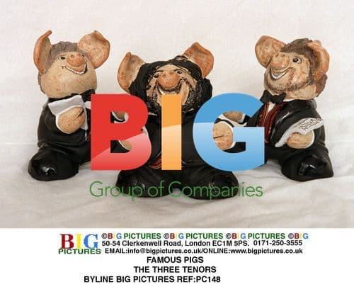 Famous Pigs The Three Tenors