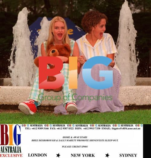 HOME AND AWAY STARS PROMOTE SHINEFESTS SLEEP OUT