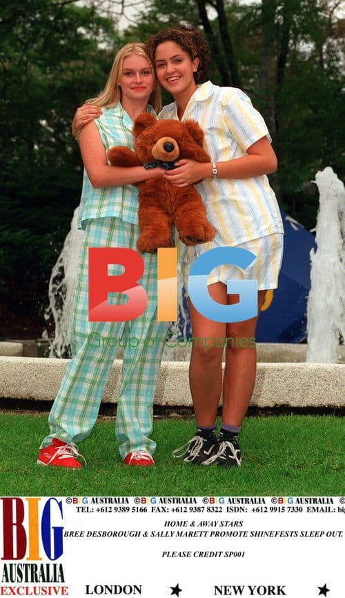 HOME AND AWAY Stars Bree Desborough and Sally Marett