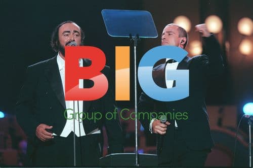 Pavarotti and Ramazzotti at War Child Charity Concert