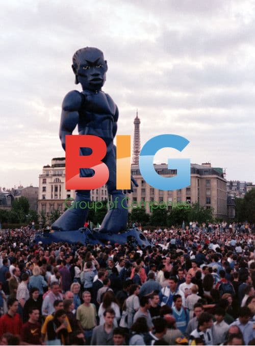 Fans at Paris World Cup Festival