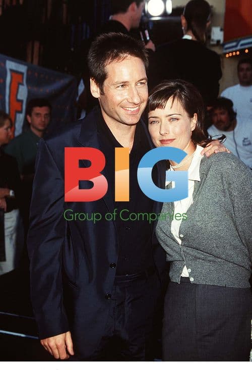 X-FILES STAR DAVID DUCHOVNY WITH WIFE TEA LEONI
