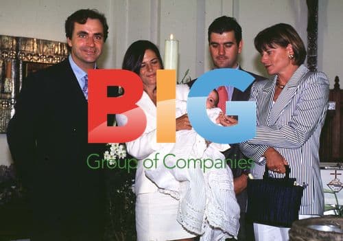 Carlos Saniz and Wife Christen Daughter