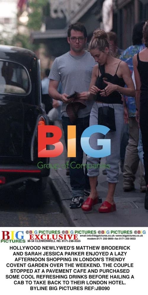 Matthew Broderick and Sarah Jessica Parker Shopping in London