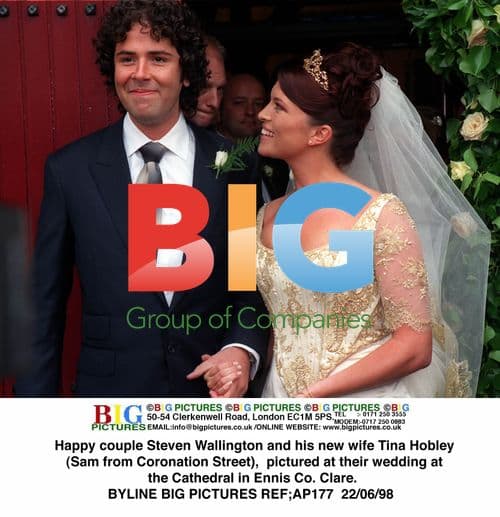 Steven Wallington and Tina Hobley's wedding in Ennis