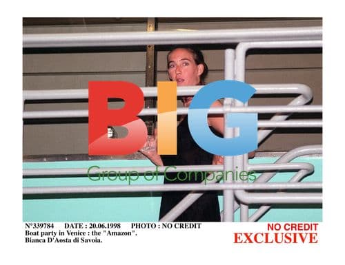 Bianca D'Costa on Boat Party in Venice