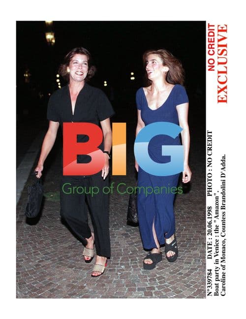 Countess Brandolini and Princess Caroline at Boat Party