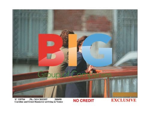 Princess Caroline and Ernst Hannover arrive in Venice