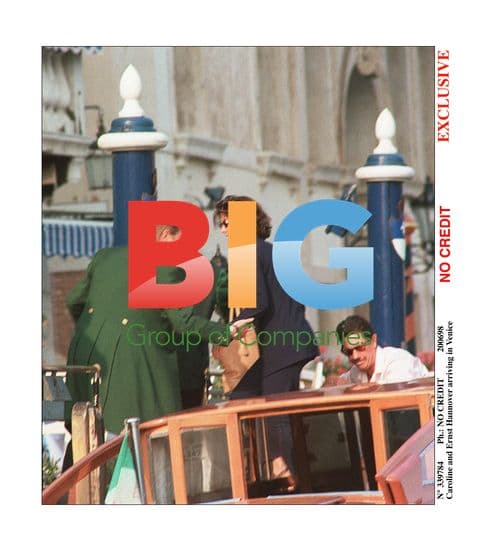 Princess Caroline and Ernst Hannover in Venice