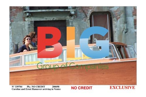 PRINCESS CAROLINE and ERNST HANNOVER in VENICE