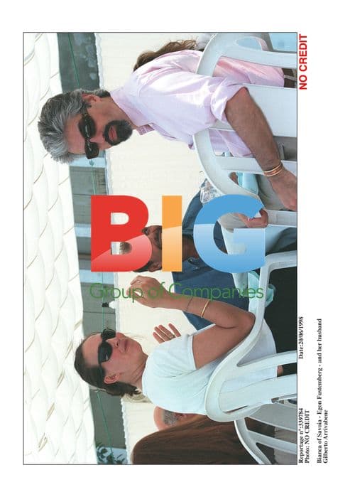 Bianca of Savoia-Egon Fustemburg and husband Gilberto Arrivabene