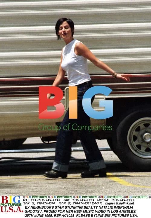 Natalie Imbruglia shoots promo in LA