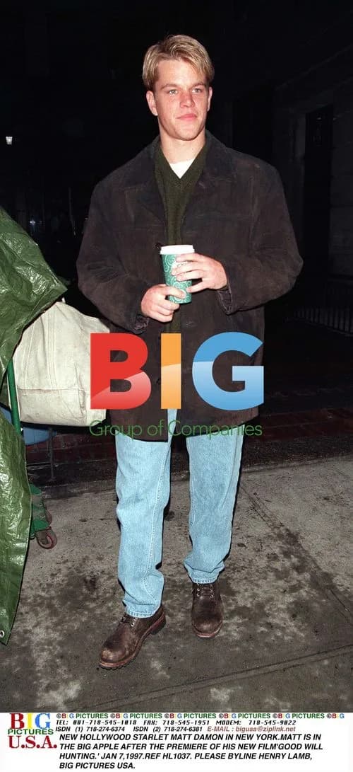 Matt Damon at 'Good Will Hunting' Premiere