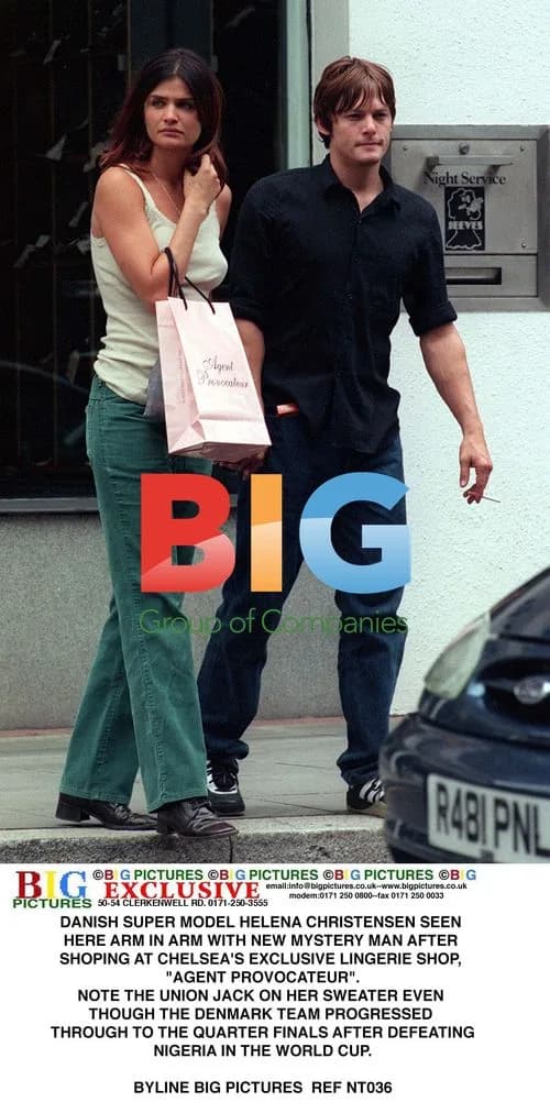 Helena Christensen Spotted With Mystery Man