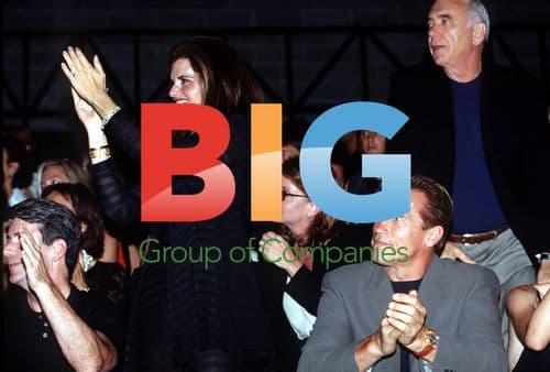 Arnold Schwarzenegger and Maria Shriver in Milan