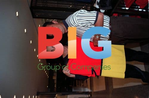 Howie Derough of Backstreet Boys at Versus Boutique in Milan