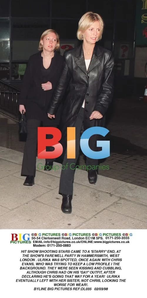 Ulrika and Chris at 'Shooting Stars' Party