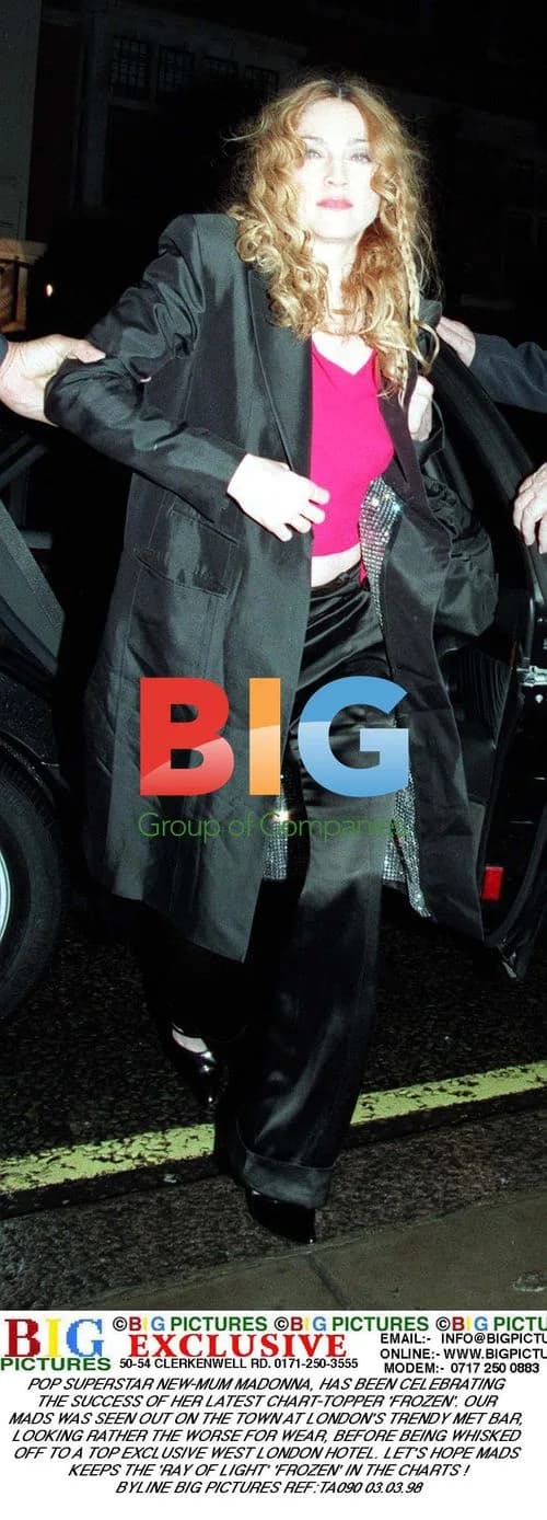 Madonna Spotted at London Met Bar