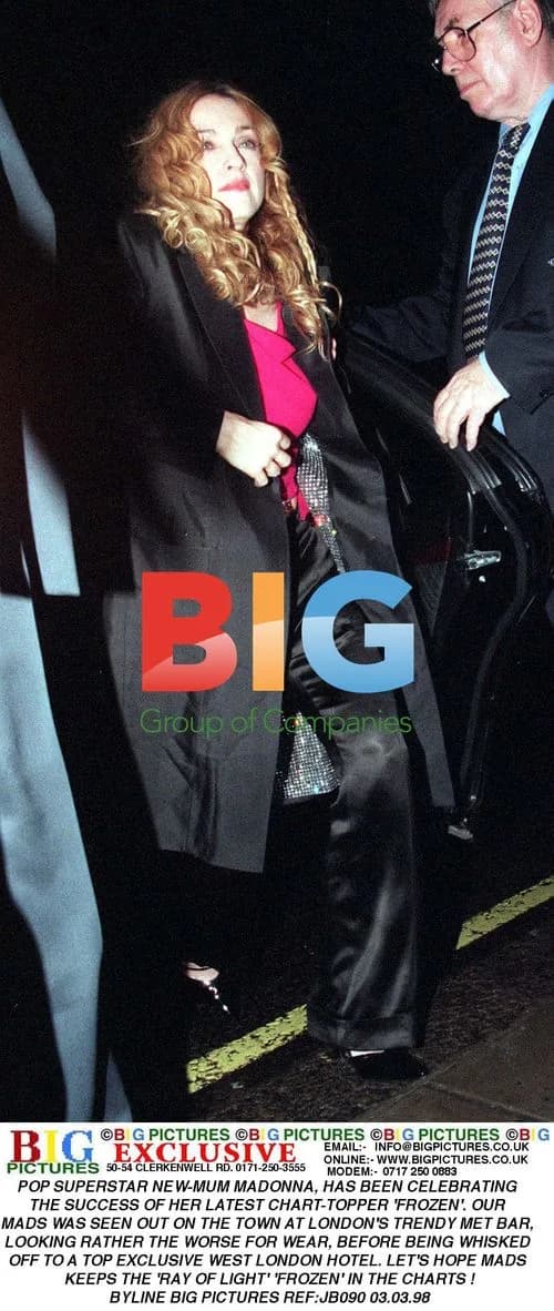 Madonna Celebrates Chart Success