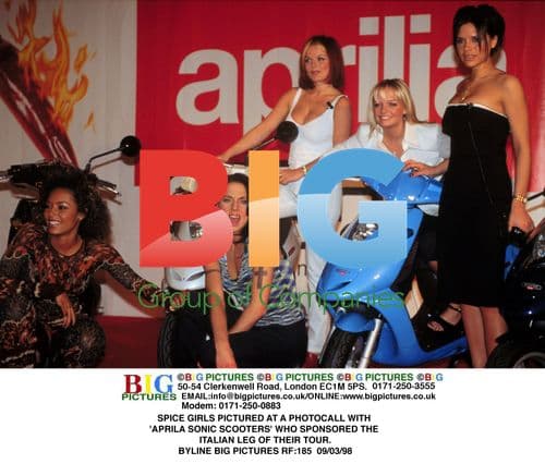 Spice Girls Promote Sonic Scooters