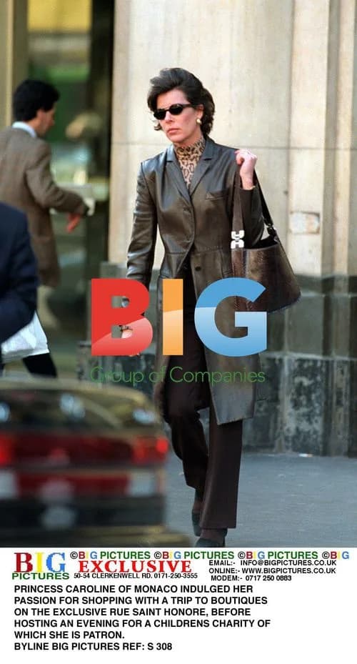 Princess Caroline of Monaco Shopping in Paris