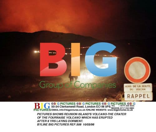 Reunion Island's Fournaise Volcano Erupts