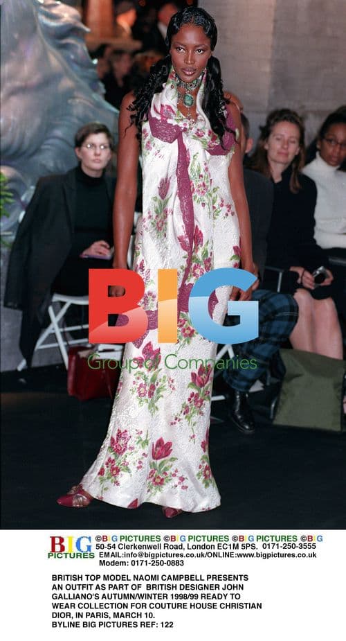 Naomi Campbell at Dior Show