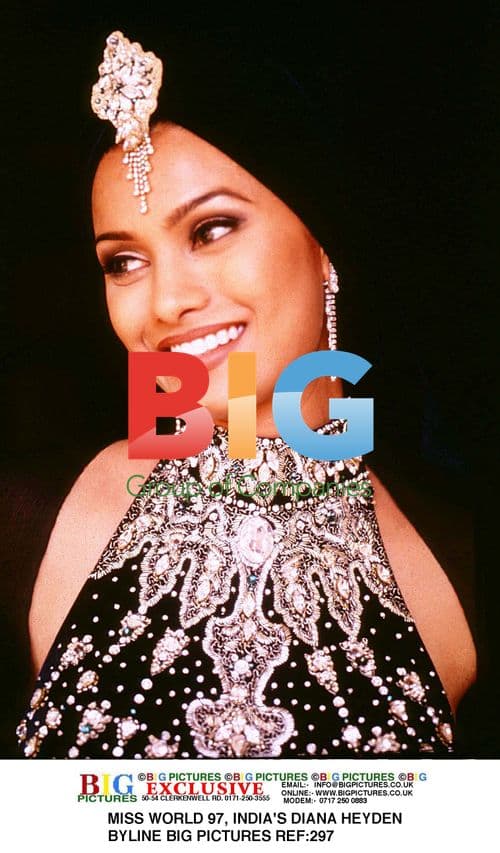 MISS WORLD 97, INDIA'S DIANA HEYDEN