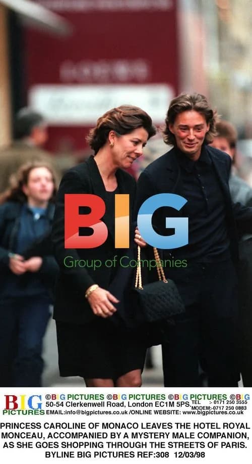 Princess Caroline of Monaco shopping in Paris