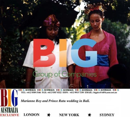 MARRIANNE ROY AND PRINCE RATU WEDDING IN BALI