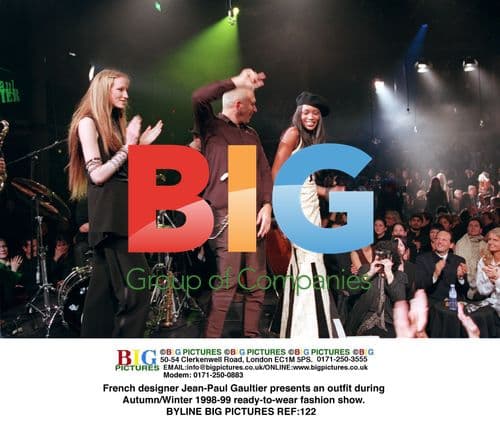 Jean-Paul Gaultier during Autumn/Winter 1998-99 show