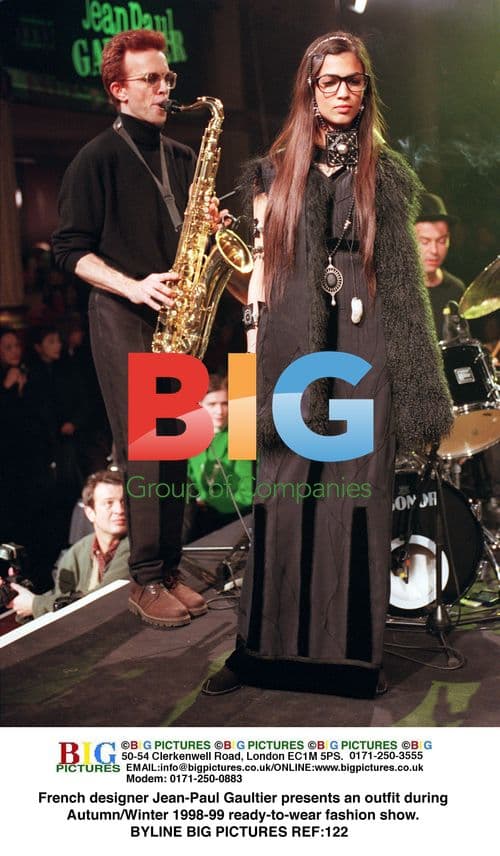 Jean-Paul Gaultier Presents Outfit at Fashion Show