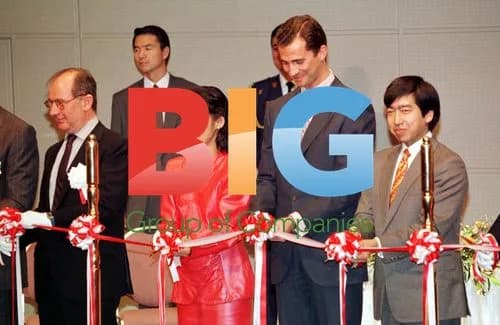Spanish Prince Felipe at Expo Consumo in Tokyo