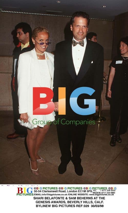 SHARI BELAFONTE & SAM BEHERNS AT GENESIS AWARDS