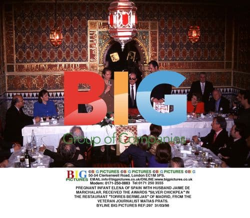 Pregnant Infant Elena receives award in Madrid