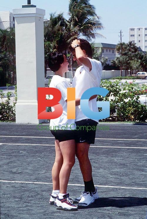 Martina Hingis and Julian Alonso in Florida