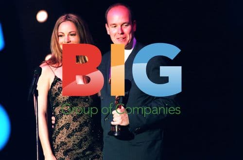 Mariah Carey and Prince Albert at World Music Awards 1998