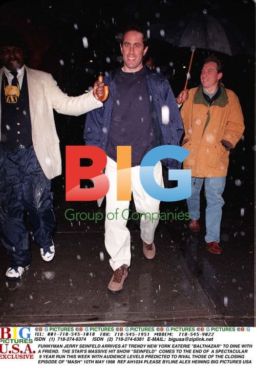 Jerry Seinfeld Arrives at Balthazar