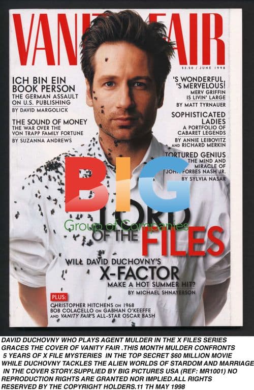 David Duchovny on Vanity Fair