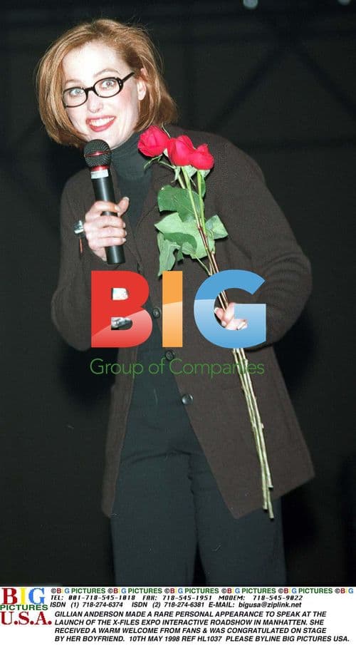 Gillian Anderson at X-Files Expo Launch