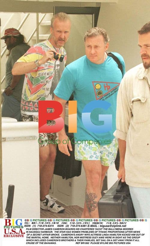 James Cameron Sets Sail on Chartered Yacht