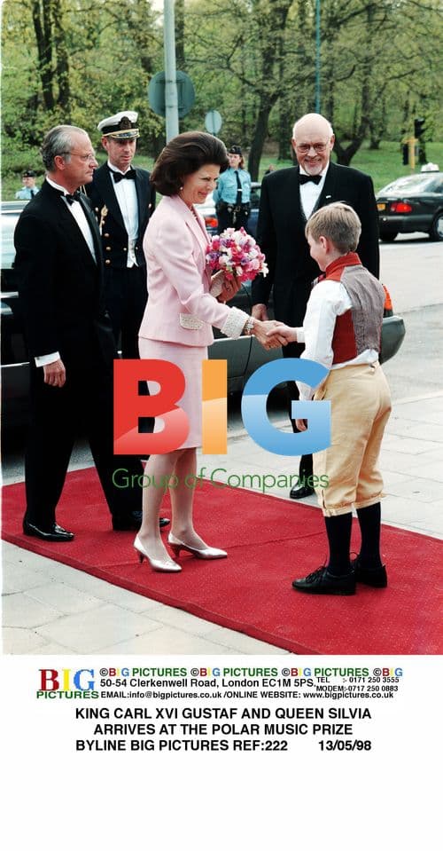 King Carl XVI Gustaf and Queen Silvia at Polar Music Prize