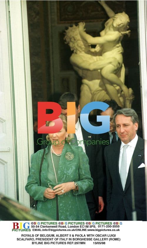 Belgian Royals Meet Italian President in Rome