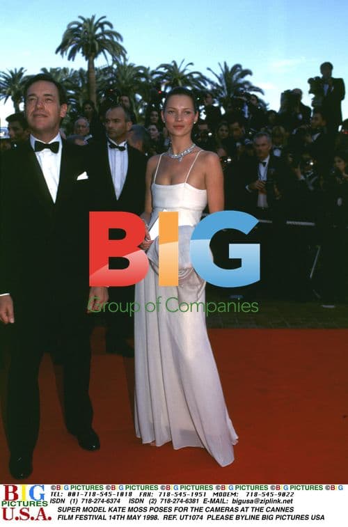 Kate Moss at Cannes Film Festival 1998