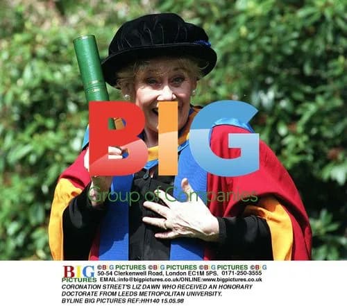 Liz Dawn Receives Honorary Doctorate