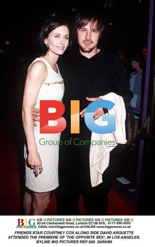Courtney Cox and David Arquette at 'The Opposite Sex' Premiere
