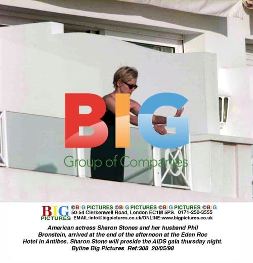 Sharon Stone Attends AIDS Gala in Antibes