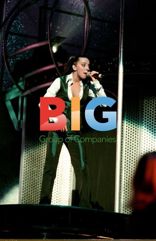 Mel C on Stage at Spice Girls Concert in Stockholm
