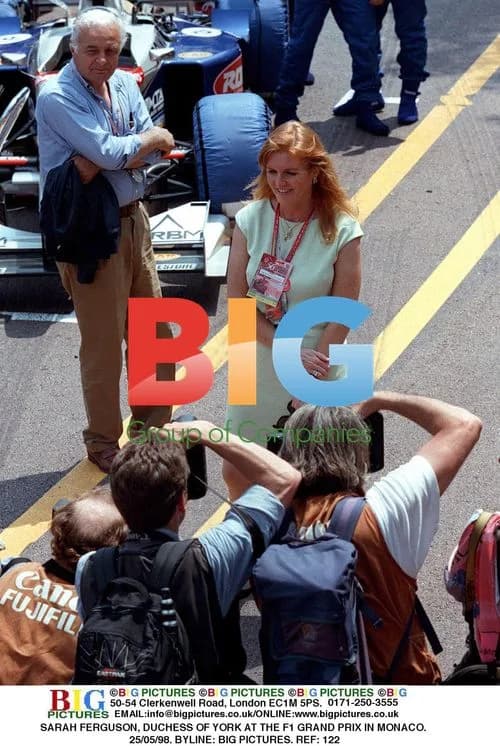 Sarah Ferguson at F1 Grand Prix in Monaco