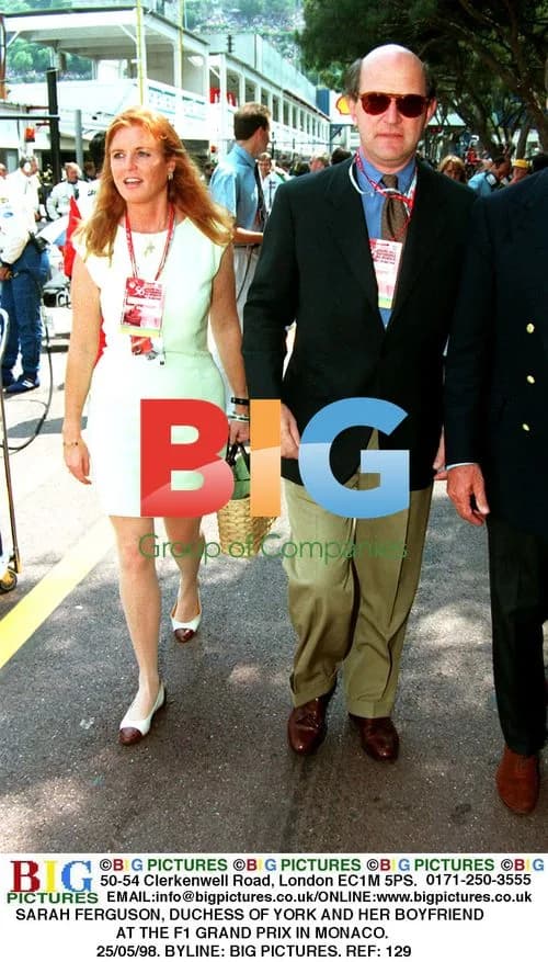 Sarah Ferguson at F1 Grand Prix in Monaco